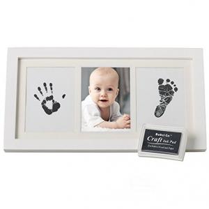 China baby footprints frame for first year photo for decoration on sale