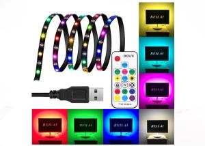 Wholesale WS2812B Dynamic RGB USB LED Strip SMD 5050 Flexible Neon Tape Light RF 17key from china suppliers