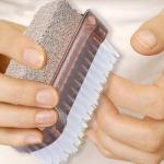 8cm Handle Grip Nail Brush Cleaning Scrub Brush Fingernail Scrub Abrasive