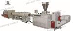 Plastic PVC / PE / HDPE / PP / PPR Electric Conduit Cable Pipe Panel Extruder