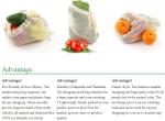 Reusable Solid Shopping Bag String Grocery Bag Shopper Cotton Tote Mesh Net