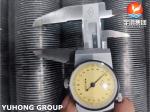 Incoloy 825 Extruded Finned Tube , Fin Material AL 1060 , for Heat Transfer