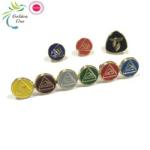 Factory Direct Sale Brass Rainbow Dancer Bespoke Metal Garment Accessories Lapel