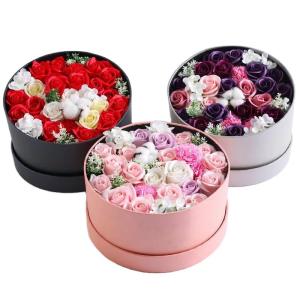 Wholesale Custom Paper Tube Packaging Recyclable Round Flower Box Coated Paper from china suppliers
