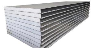Wholesale Cold Storage Heat Insulation Polyurethane Sandwich Panel Noise Reduction 50kg/m3 from china suppliers