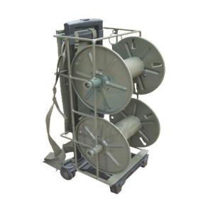 Wholesale Double Layer Cable Reel Cart Fiber Optical Drum Trailer 1800M from china suppliers