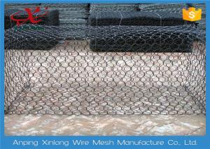 Wholesale Hexagonal Rock Gabion Baskets , Gabion Fence Panels Various Mesh Size from china suppliers