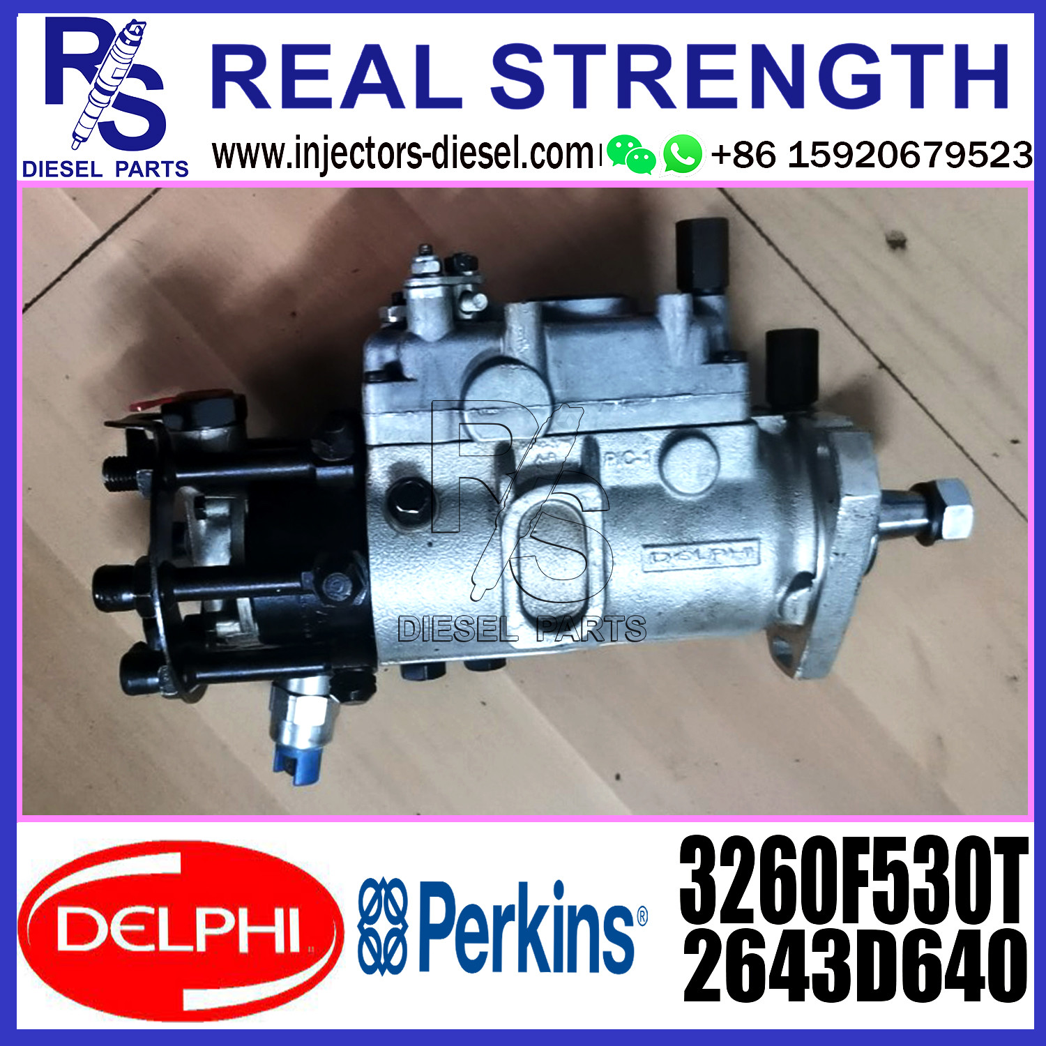 Genuine And Brand New Diesel Fuel Injection Pump 3260F530T 2643D640 For Perkins Engine