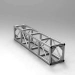 1m 2m Light Aluminum Plate Truss Display Plate Truss Frame Bolt Truss Light