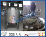 High Speed Blending Milk Cooling Tank , Double Insulation Layers Stainless Steel