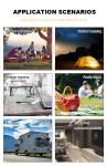 1000WH Solar Portable Power Station USB DC AC 1000W Lithium Battery Bank