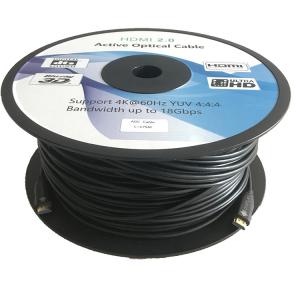 Wholesale Fiber Cable HDMI Support 3D 4K@60Hz YUV 4:4:4 Full 18Gbps With Micro HDMI And Connectors Up To 300M from china suppliers