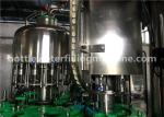 Juice / Water 330ml Glass Bottle Filling Crown Cap Sealing Machine Fully