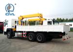 Sinotruk 290HPEuro II Right Hand Driving Truck Mounted Crane With Straight