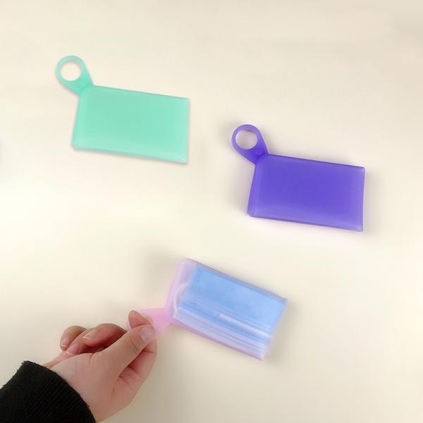 Sterilizable FDA Silicone Face Mask Storage Case For Reducing Secondary