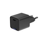 Black GaN Wall Quick Charger USB C Adapter Charging With Light