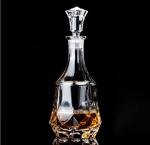 Glass Collar 200ml 500ml Screen Printing Clear and Frosted Flat Coffee Bottle