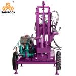 700*700*2500mm Trailer Mounted Rotary Drilling Rig for Deep Water Well Drilling