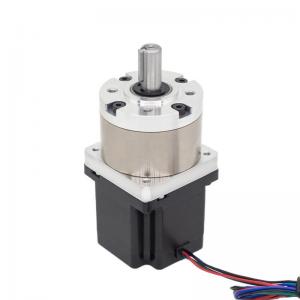 China 57mm Hybrid 2 Phase Nema 23 Planetary Gearbox Geared Stepper Motor for Solar Tacker on sale