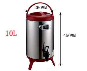 Wholesale Commercial Milk Tea Equipment 304 Stainless Steel Insulated Barrel With Tap from china suppliers