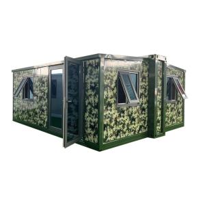 Wholesale Luxary Style Double-wing Expansion Box for 20ft and 40ft Office Folding Container Room from china suppliers