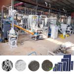 Portable Solar Panel Recycling Equipment For Silicon Powder Capacity 200-1000kg