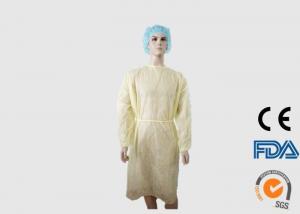 Wholesale Non Toxic Disposable Medical Garments , Disposable Plastic Aprons For Hospital Visitors from china suppliers