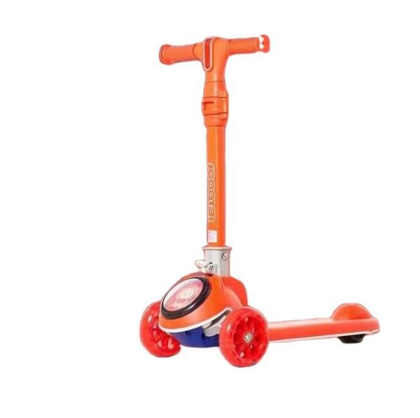 Kids 3 Wheel Ride On Scooter with Music Lighting and Folding Design G.W. N.W 22