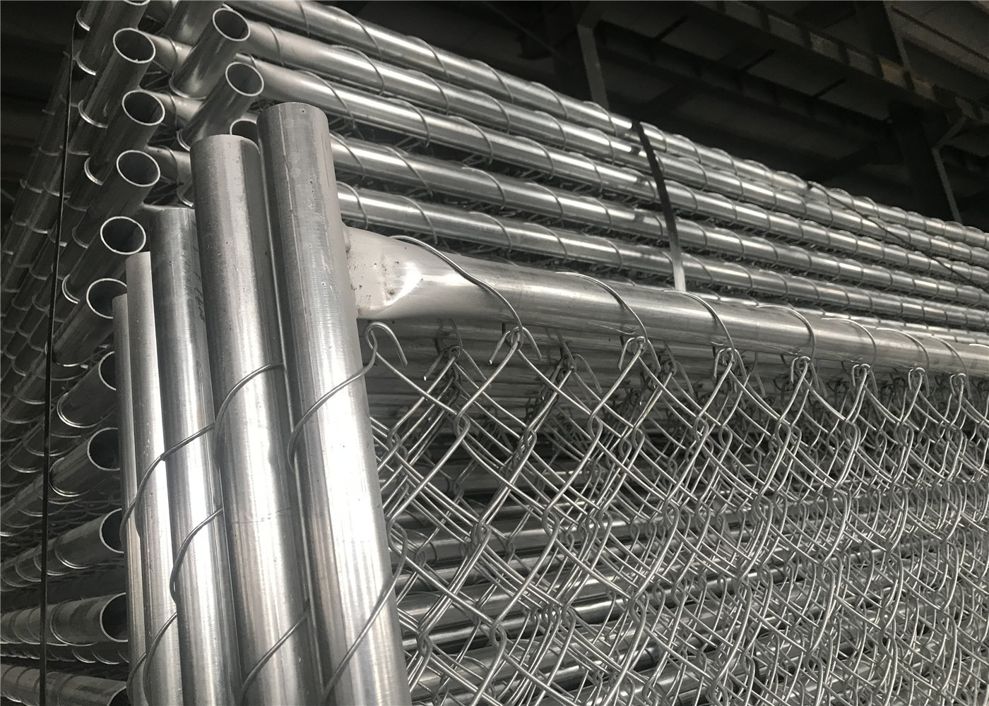 Portable 6x12ft Construction Site Security Fencing Anti Corrosion