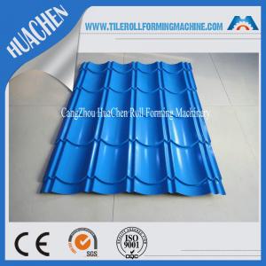 China Color Steel Glazed Tile Roll Forming Machine / Roof Wall Cladding Roll Former Machine on sale
