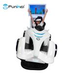 Fiberglass 220V Racing 9D Virtual Reality Simulator 400kg Vr Arcade Machine