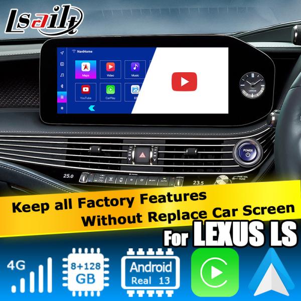 Lexus LS500h LS500 LS350 2022 Android 13 video interface 8+128GB base on