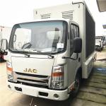 4X2 JAC P5 LED ADVERTISING TRUCK LED SCREEN OUTDOOR TRUCK WITH SCREEN LIFT AND