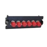 MPO FC Fiber Patch Panel 19 24 Port Patch Panel Rack Mount OEM