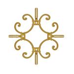 Decorate Door or Window Aluminium Bar Oval Decorative Glass Inserts for All