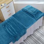 5-Piece Microfiber Bath Towel Set Perfect for Face Cleaning and Luxurious Spa