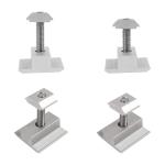 aluminum solar panel fixing clamps lightweight Corrosion Resistant