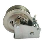 Marine Power Coating Manual Hand Winch With Cable 1600LB / 727kg Capacity