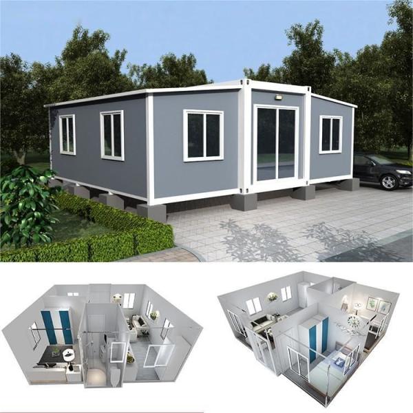 20ft or 40ft White/Customized Color Portable Prefabricated Expandable Container House