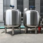Vacuum Making Mixer Machine Emulsifying Homogenizer Tank SUS304/316 Large mixing