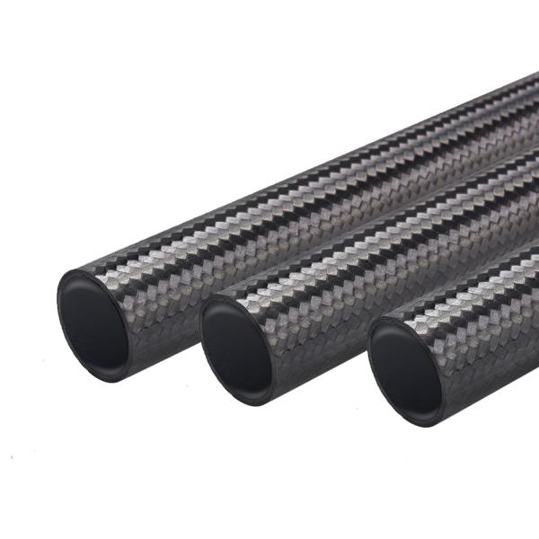 Aviation Field 100% Carbon Fiber Solid Tube 3K Twill Round Tube for Drone