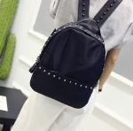 Rivet new Korean women shoulder bag nylon oxford fabric with leather travel bag
