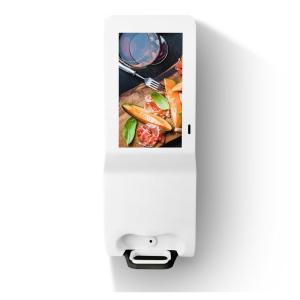 Wholesale 3000ml Auto Hand Sanitizer Digital Signage Automatic Dispenser Hand Sanitizing LCD Digital Screen Advertising Player from china suppliers