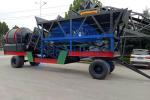 YHZM75 Mobile Concrete Batching Plant With JZM1500 Drum Concrete Mixer