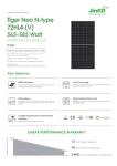 AKS Jinko Tiger Neo N-Type 72HL4-V Jinko Solar Panel 565W 570W 575W 580W 585W