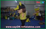 2M Middle Outsite Yellow Inflatable Cartoon Characters Exquisite For Childern