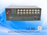16ch video audio data ethernet media fiber converter for CCTV system