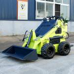 Multi-Function Mini Diesel Skid Steer Loader 1552x1050x1080mm Bucket capacity