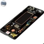 Samsung S9 Plus LCD Screen Panel Black / Gray / Purple Resolving 1334x750