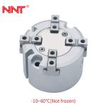 Robotic 4 Jaw Pneumatic Gripper Cylindrical 4mm Opening / Closing stroke